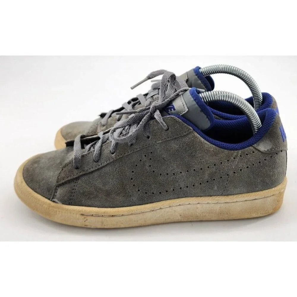 Nike Classic CS‎ Gray Blue Suede Youth Tennis Shoe Size 5Y 719448-003